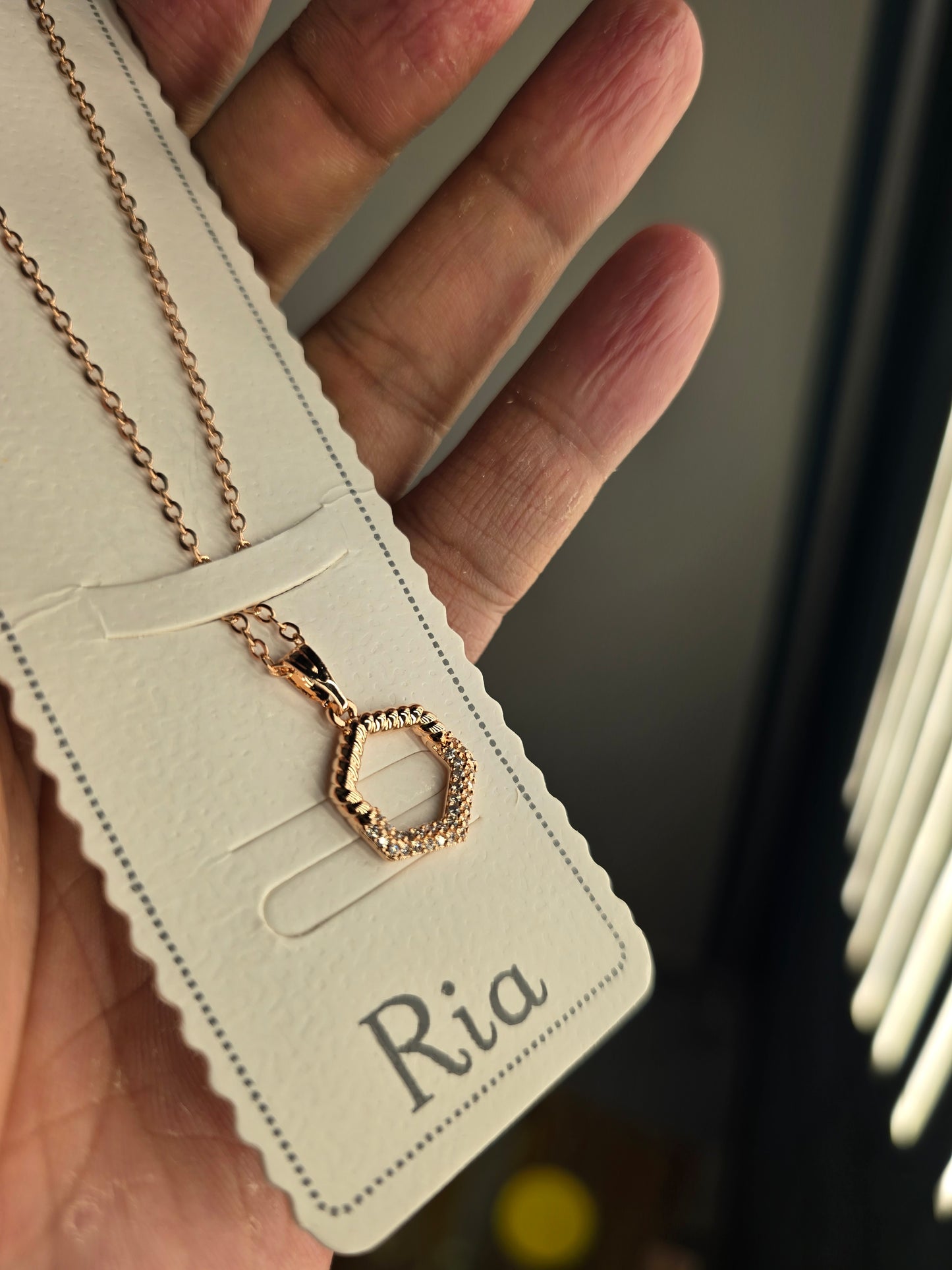 S3002 Rose gold necklace