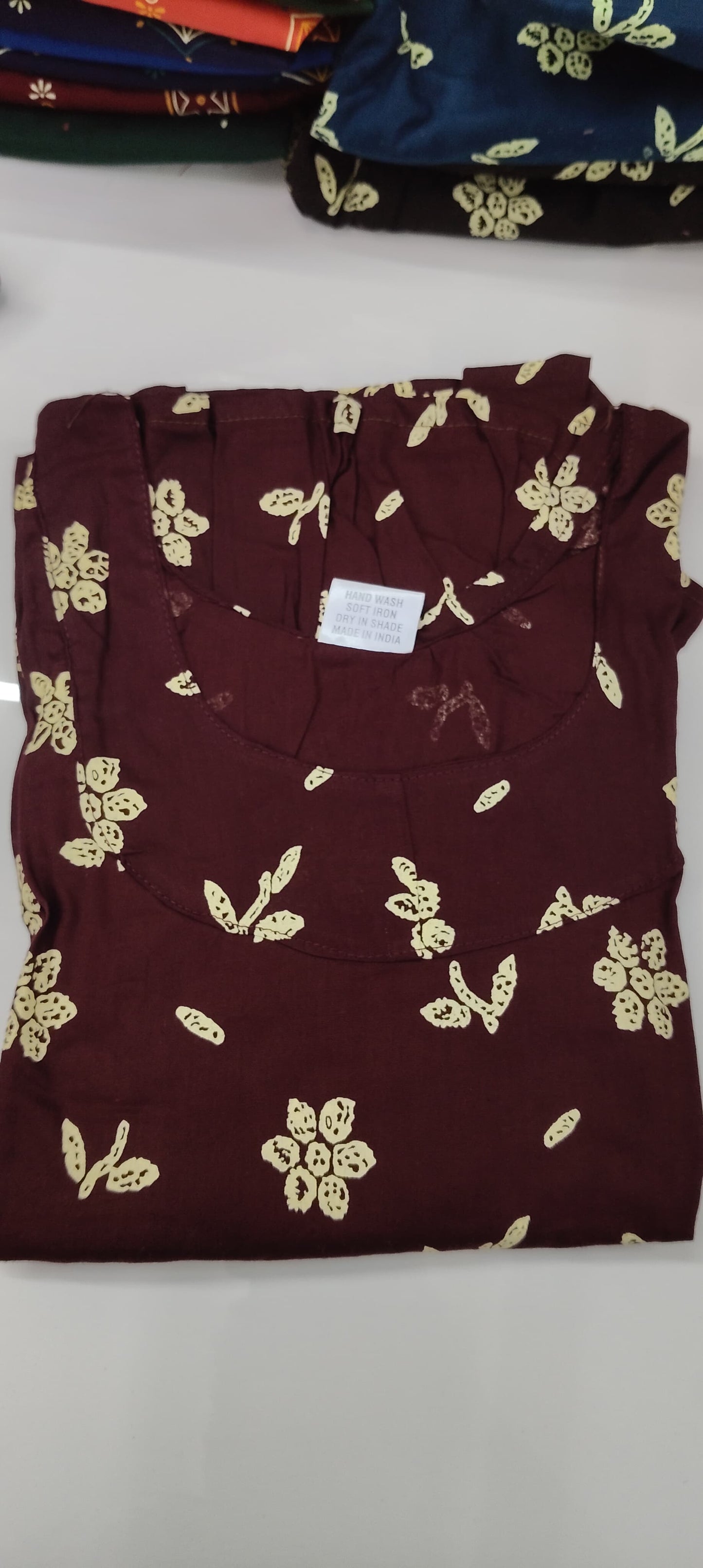 S1499 Frock nighty heavy fabric