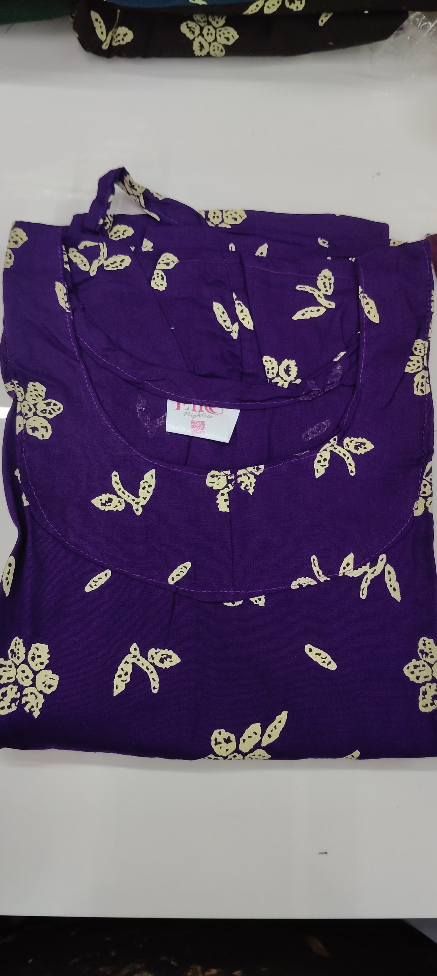 S1499 Frock nighty heavy fabric
