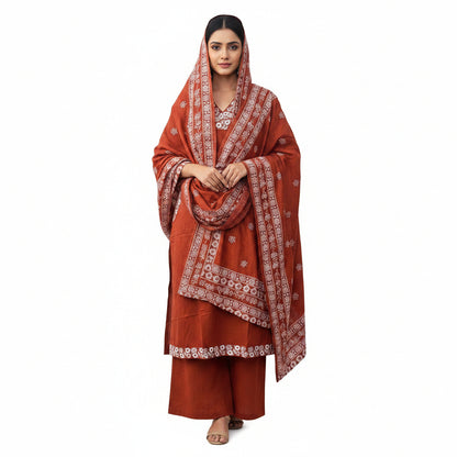Women's New Trending Timeless Elegance in Terracotta S 3589