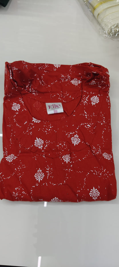 S1499 Frock nighty heavy fabric