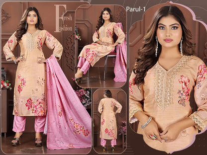 3 pcs Readymade party wear