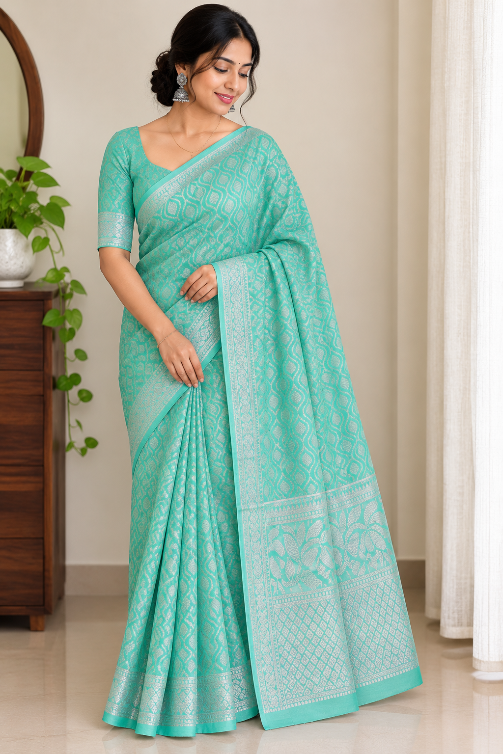 S 8112 soft silk saree