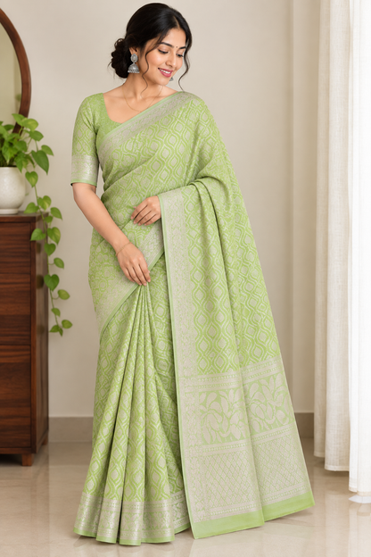 S 8112 soft silk saree