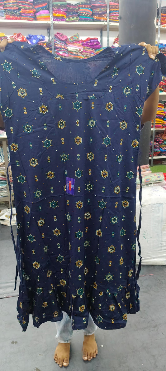 S1499 Frock nighty heavy fabric