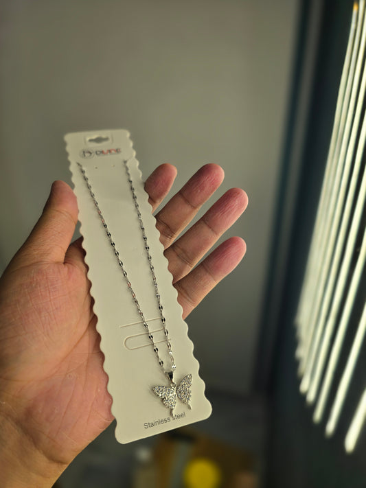 S3005 Butterfly necklace