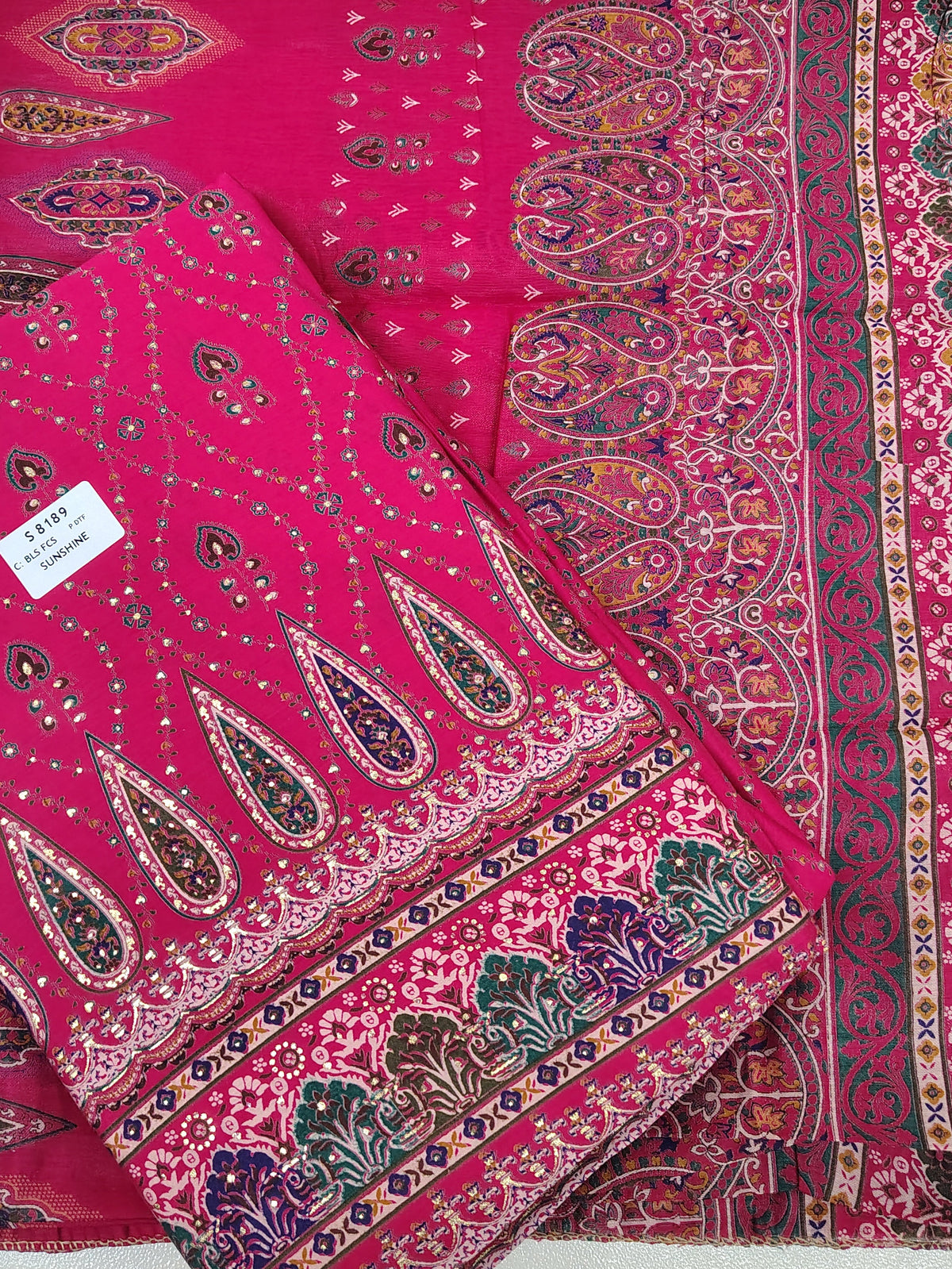 S 8189 cotton churidar material
