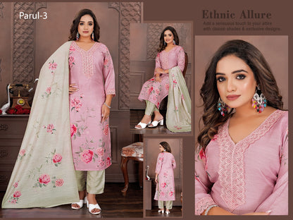 3 pcs Readymade party wear