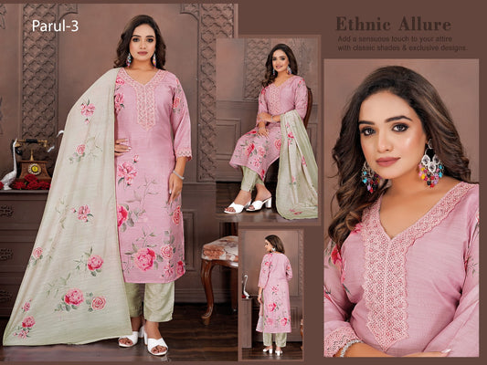 3 pcs Readymade party wear