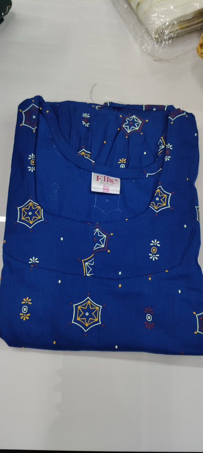 S1499 Frock nighty heavy fabric