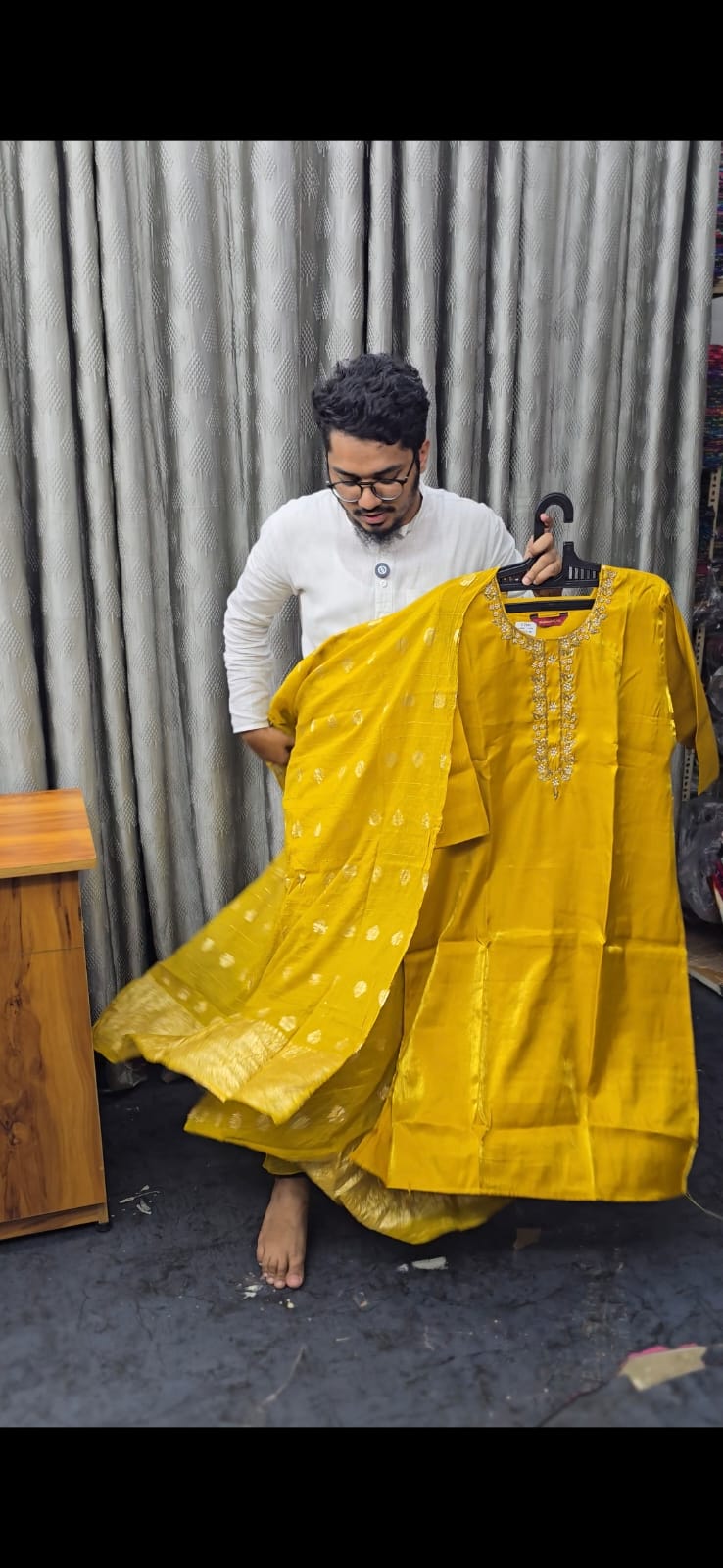 S 3543 3 piece churidhar
